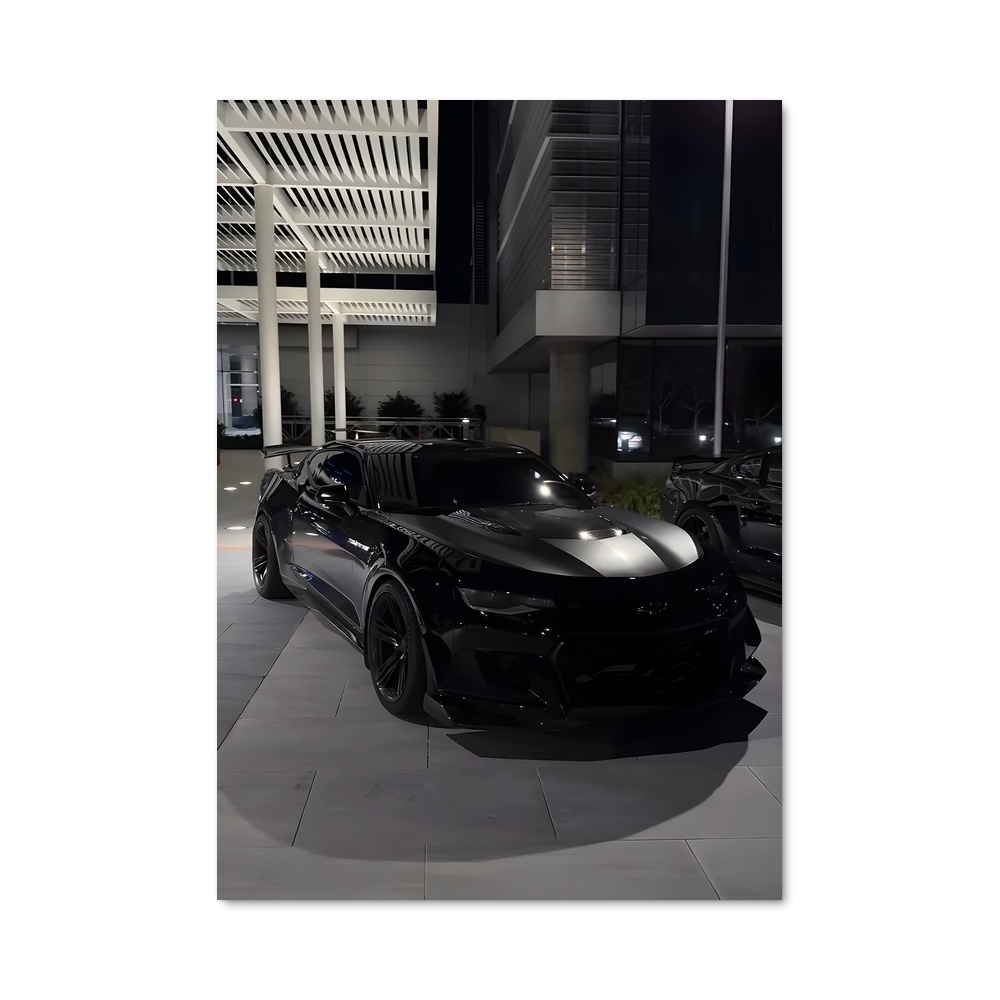 Poster Camaro Noir